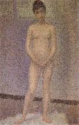 Georges Seurat A standing position of the Obverse oil painting picture wholesale